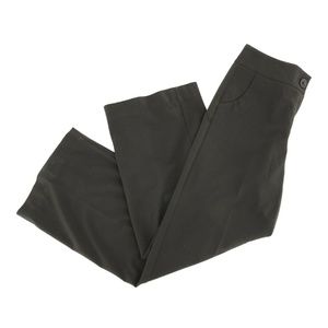 Chico's Wide Leg Dress Pants Slacks Sz 1/M/8 Brown